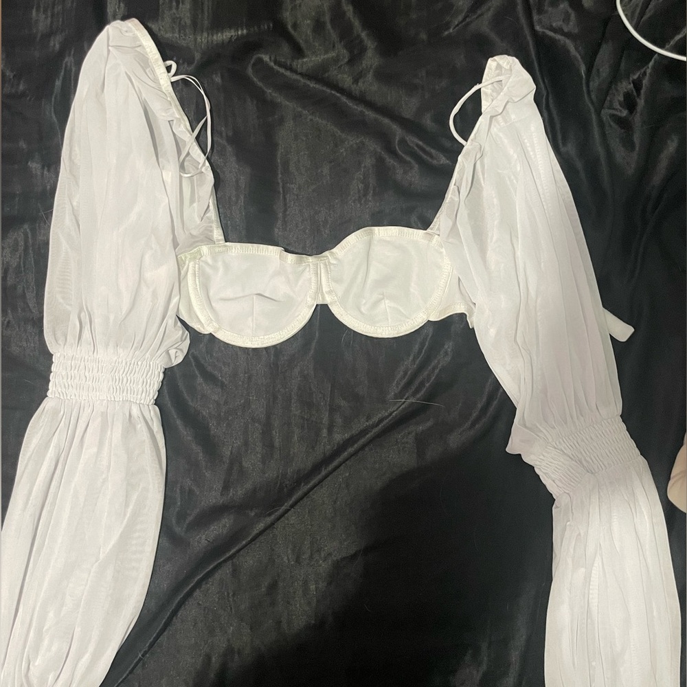 Zya Bell Sleeve Princess Polly Crop top